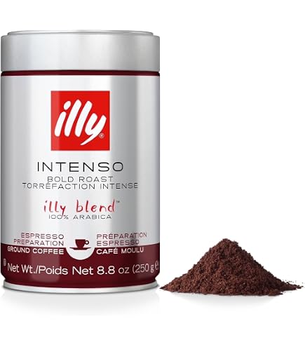illy INTENSO エスプレッソ粉 250g×12缶 Amazon.com : Illy Intenso Whole Bean Coffee, Dark Roast, Intense